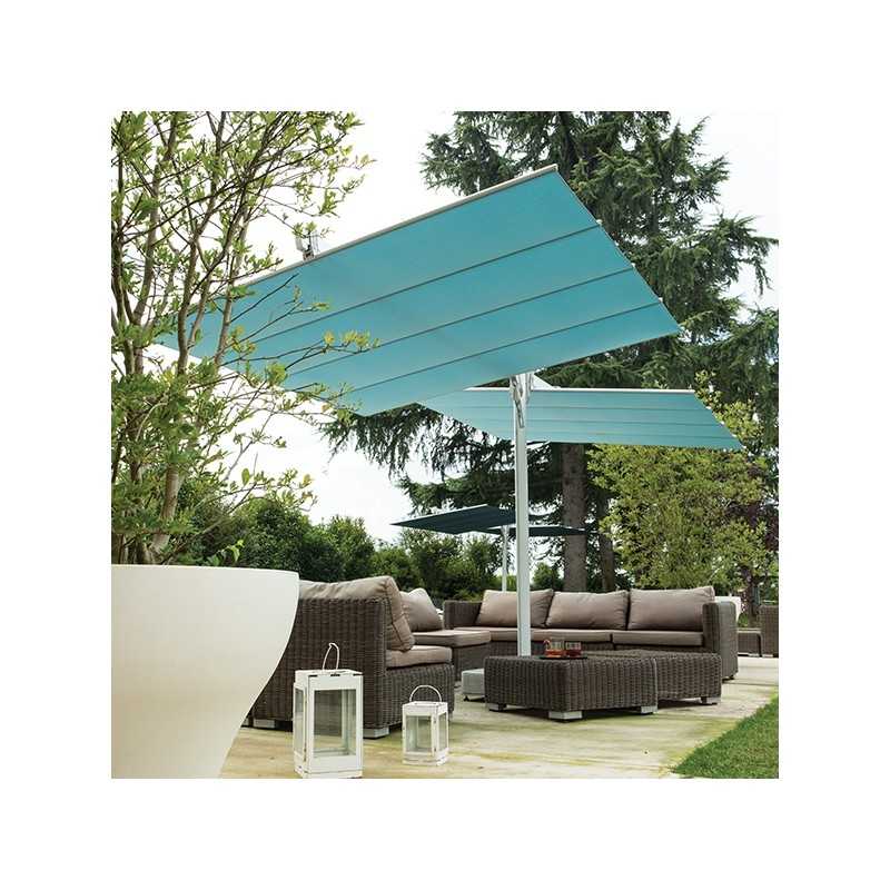 Flexy Twin European Umbrella with Two Independent Shade Wings