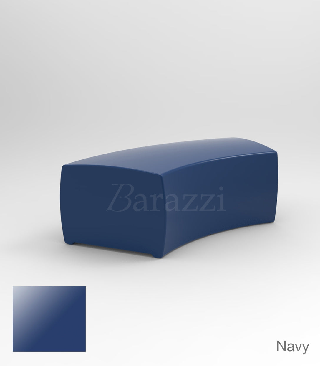 And Banco Laqué par Vondom - Banc Incurvé Finition Laquée disponible en 15 couleurs