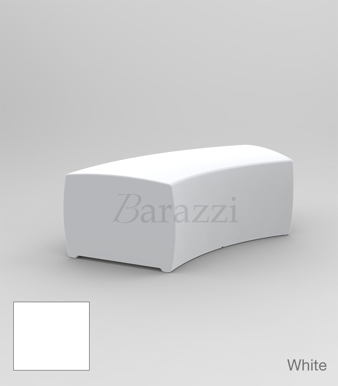 And Banco Laqué par Vondom - Banc Incurvé Finition Laquée disponible en 15 couleurs