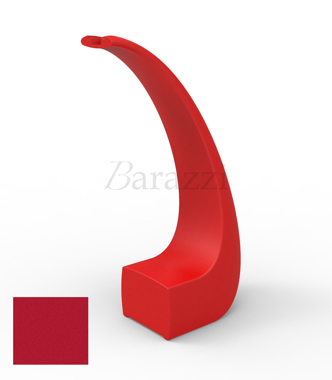 And - Banc Design Modulaire Rouge - Vondom