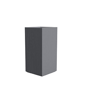 POT GATSBY CUBIC 80 cm - Planter Outside Grooved