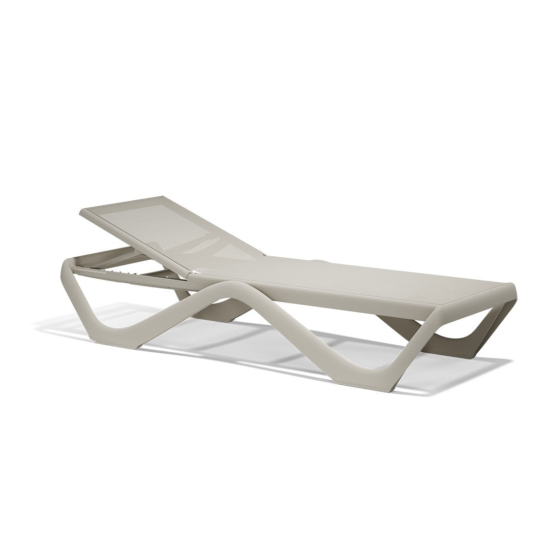 ecru sun lounger love vondom