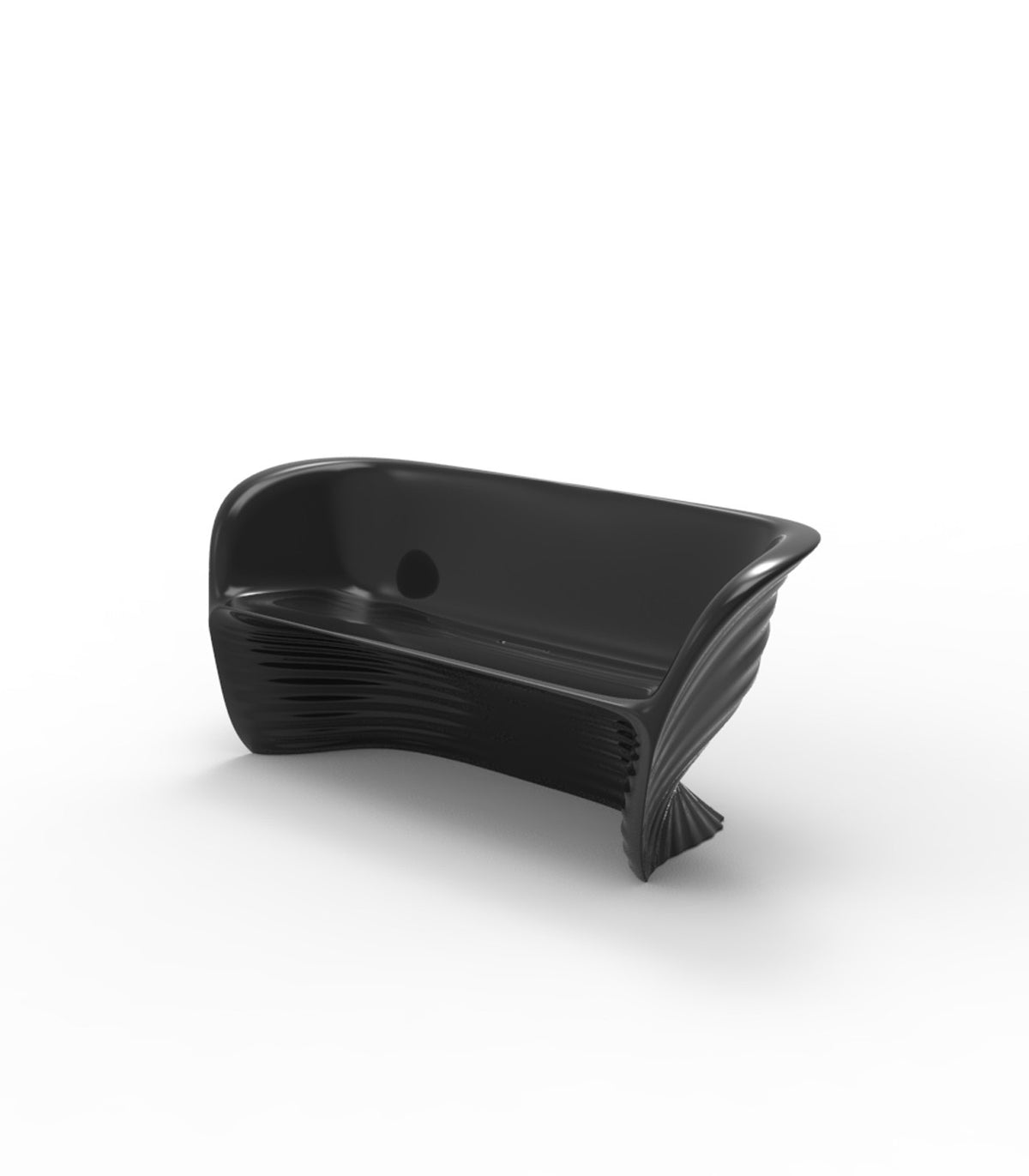 Canapé Design Biophilia Vondom laqué - noir