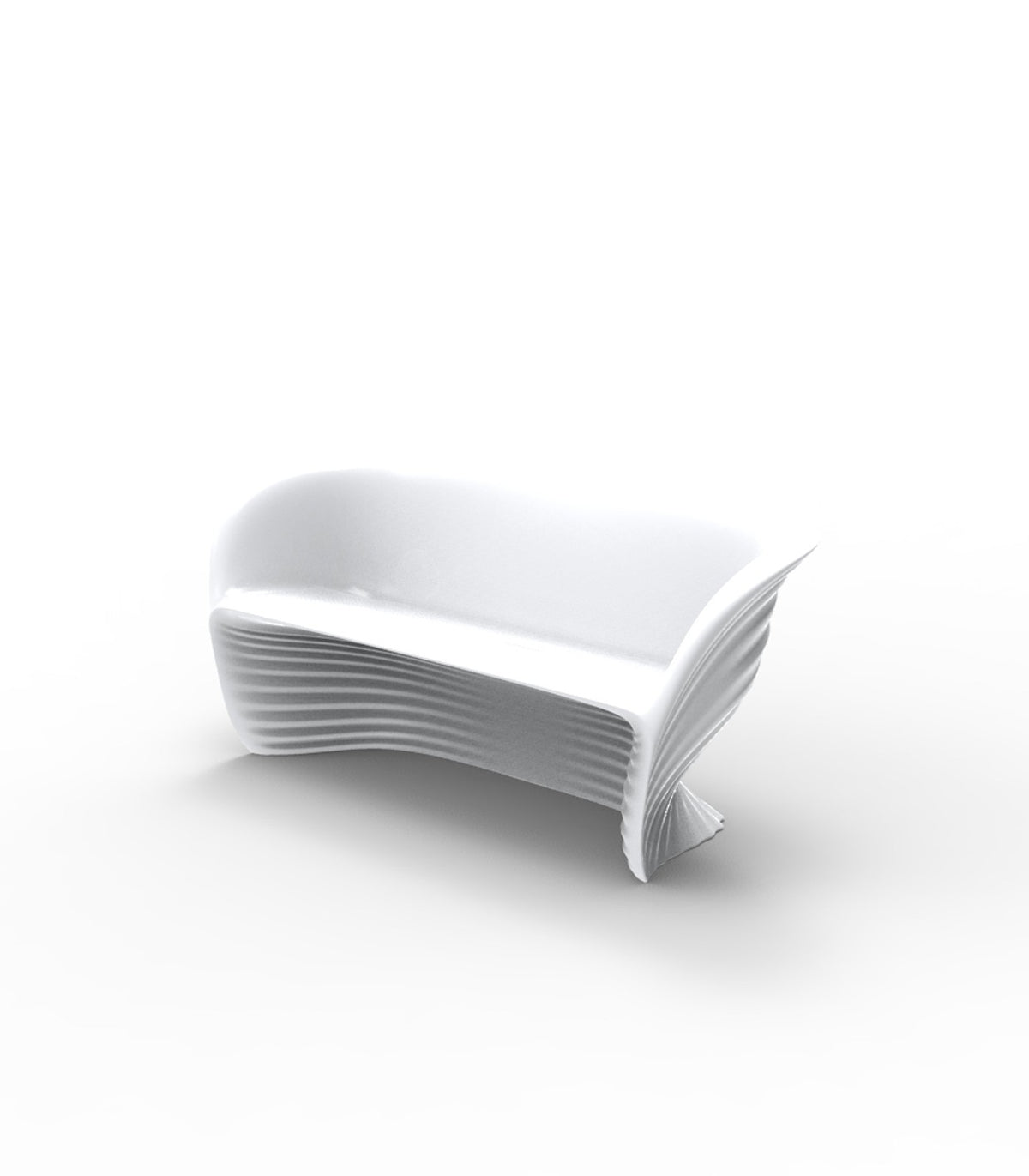 Canapé Design Biophilia Vondom laqué - blanc