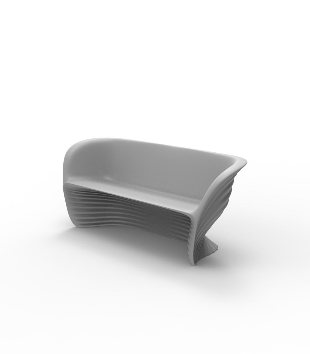 Canapé Design Biophilia Vondom - gris acier