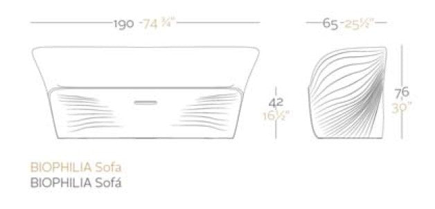 Chaise Biophilia Vondom