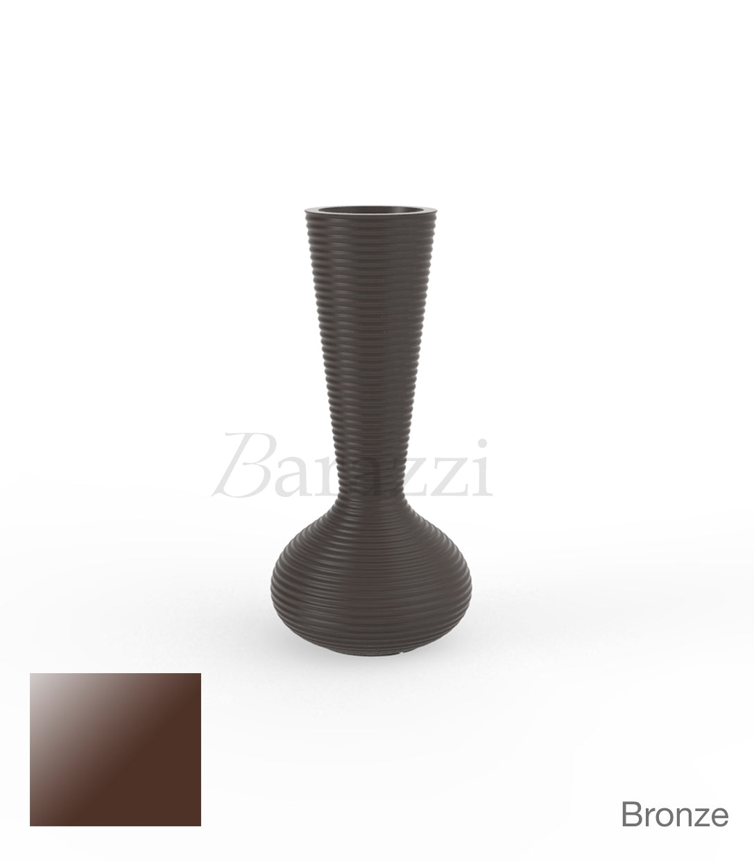 Pot Rond et Conique Bloom par Vondom finition laquée disponible en 15 couleurs