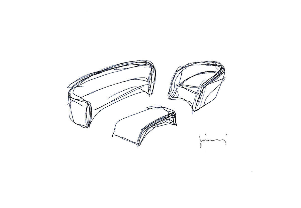 Dessin de la Collection Blow de Vondom par Stefano Giovannoni