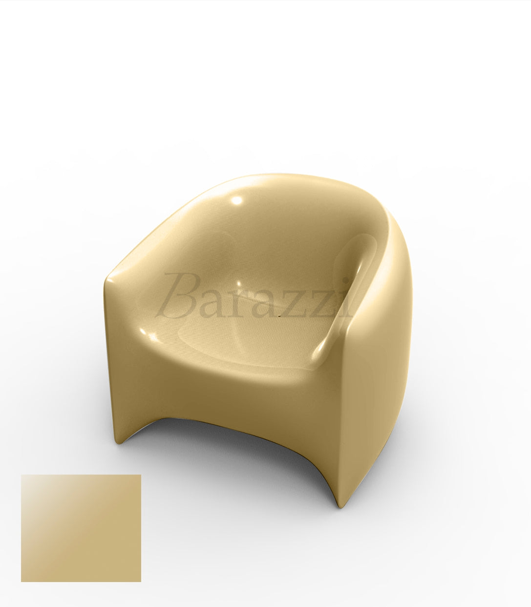 BLOW Fauteuil Beige Laque Vondom