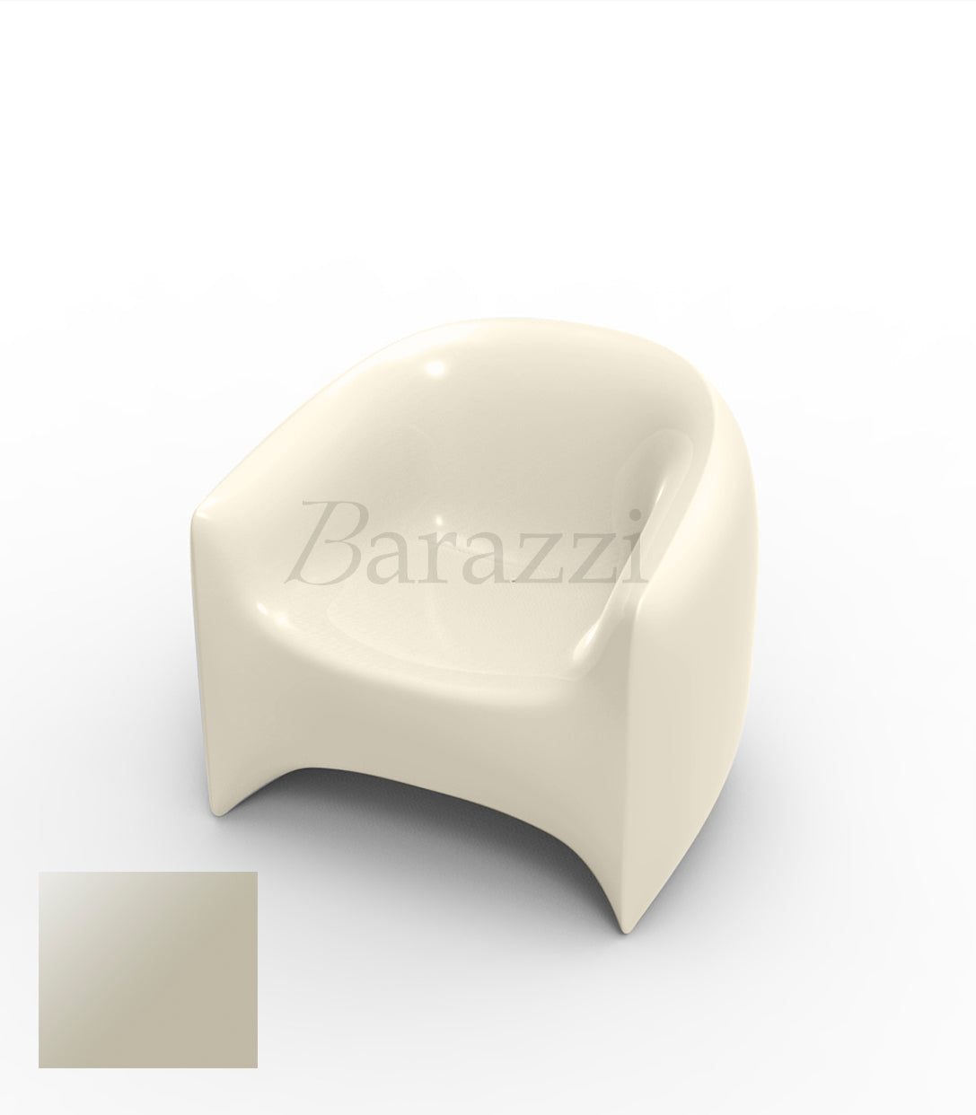 BLOW Fauteuil Ecru Laque Vondom
