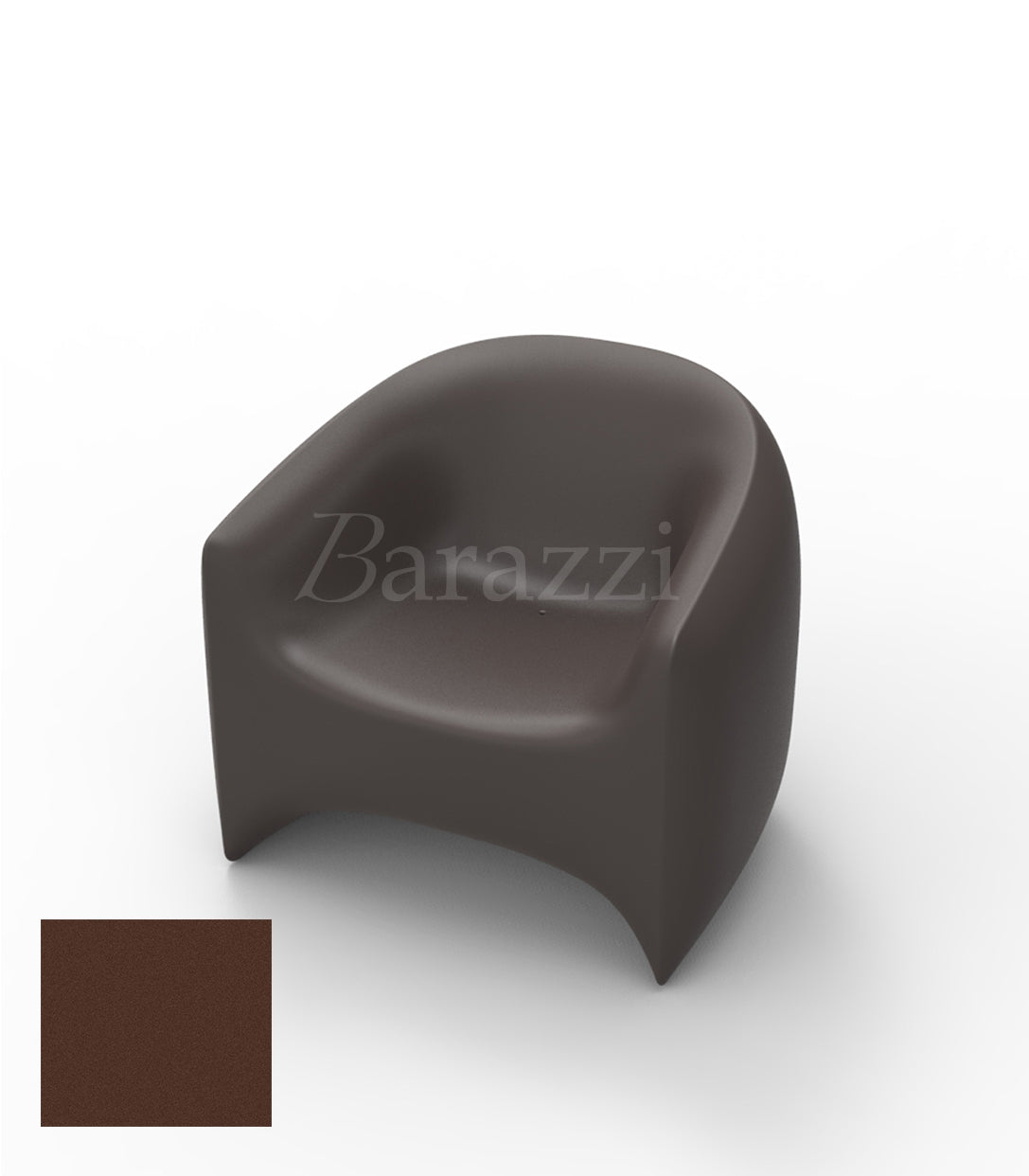 BLOW Fauteuil Marron Mat Vondom