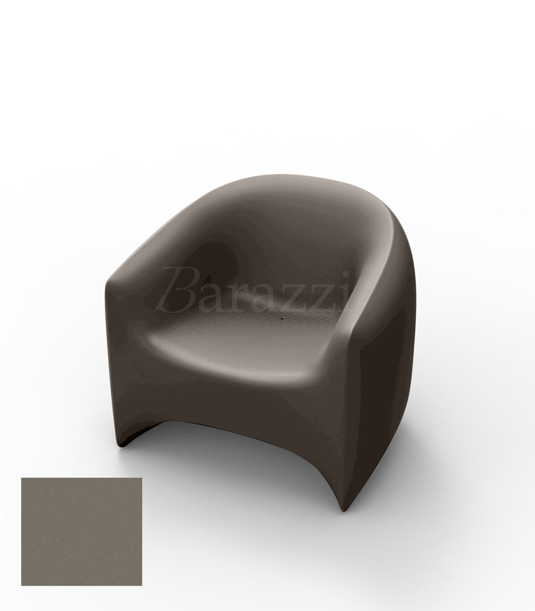 BLOW Fauteuil Taupe Mat Vondom