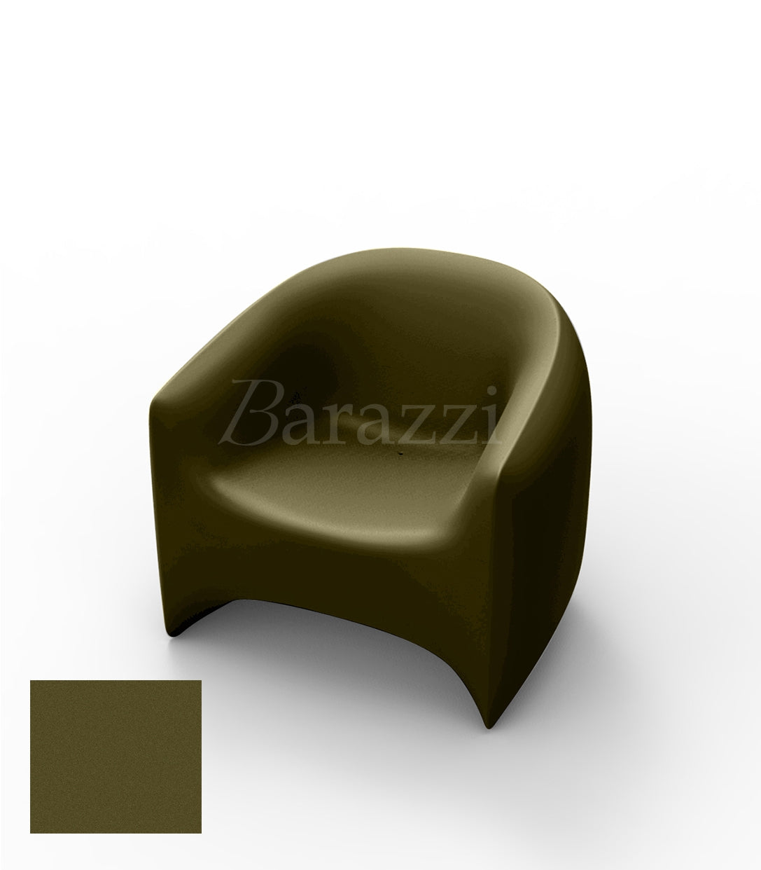 BLOW Fauteuil Kaki Mat Vondom