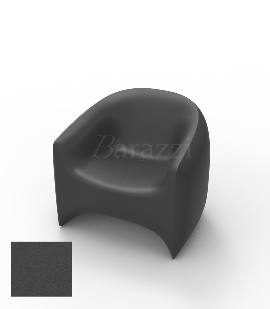 BLOW Fauteuil anthracite Mat Vondom