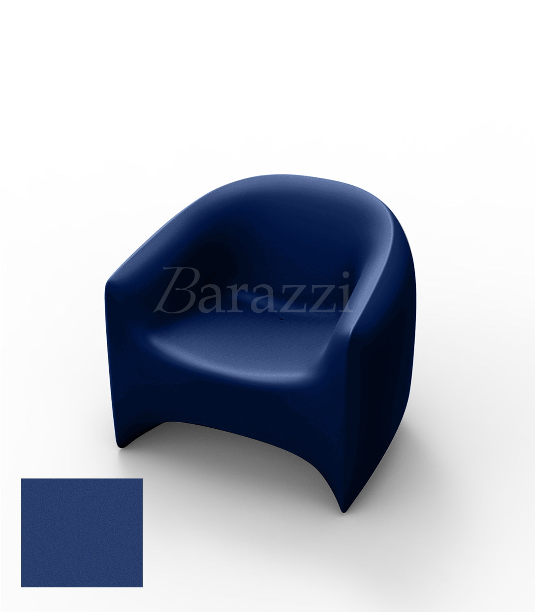 BLOW Fauteuil Bleu Mat Vondom