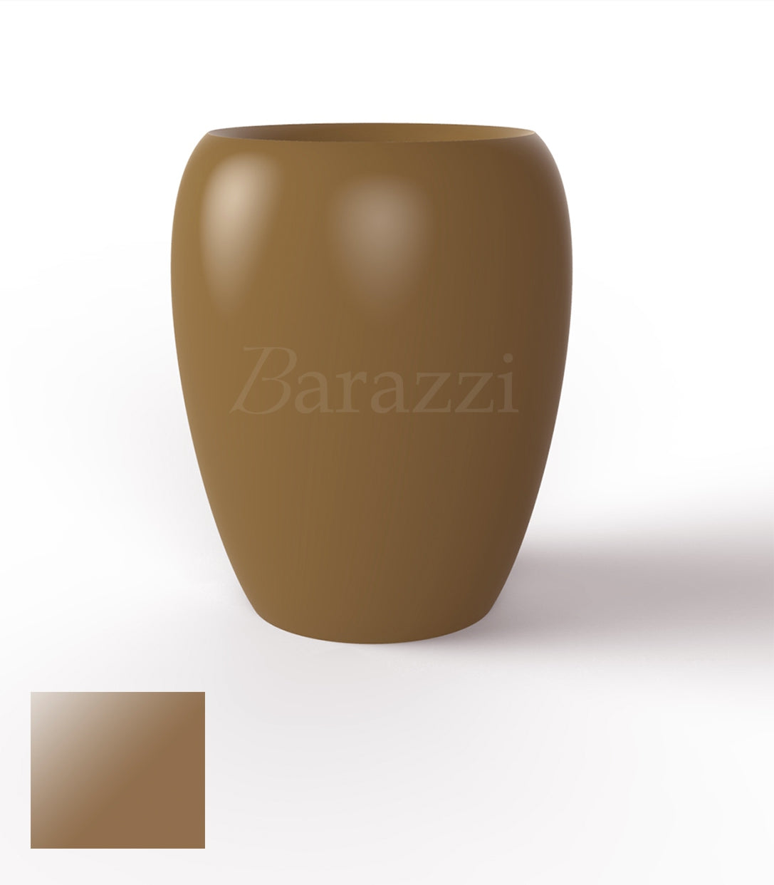 BLOW Pots 120 Champagne Polyethylene Laque Vondom