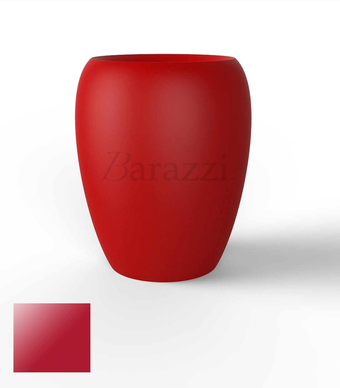 BLOW Pots 120 Rouge Polyethylene Laque Vondom