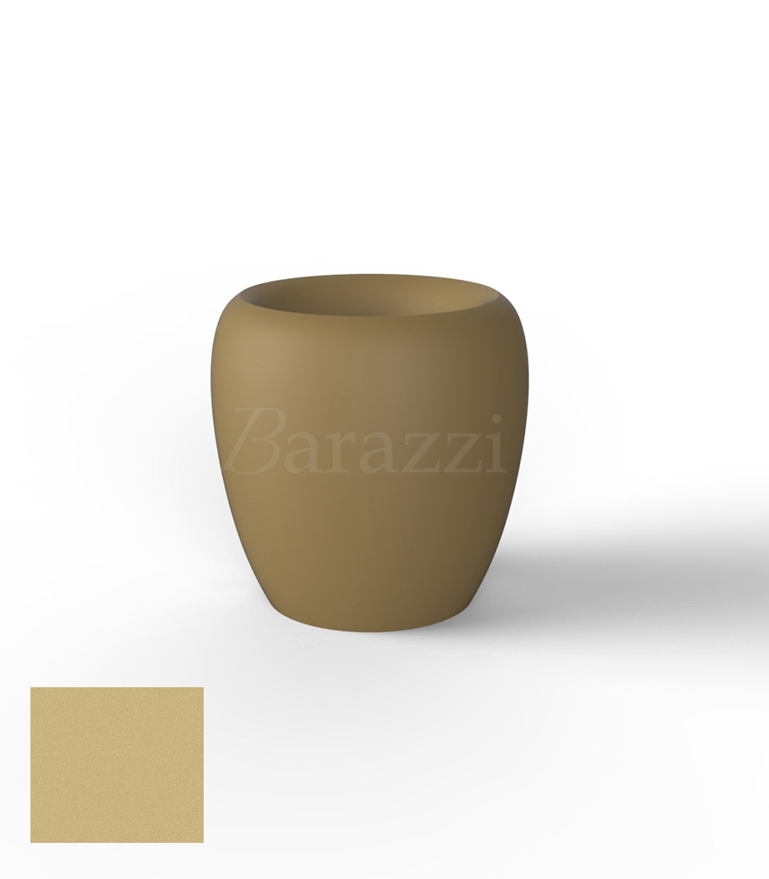 BLOW Pots Beige Matt Polyethylene Vondom