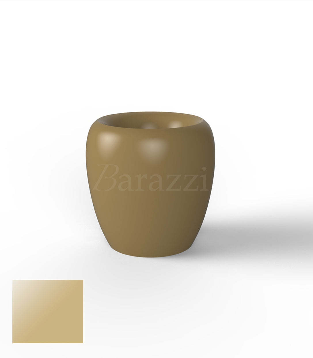 BLOW Pots 60 Beige Lacquered Polyethylene Vondom