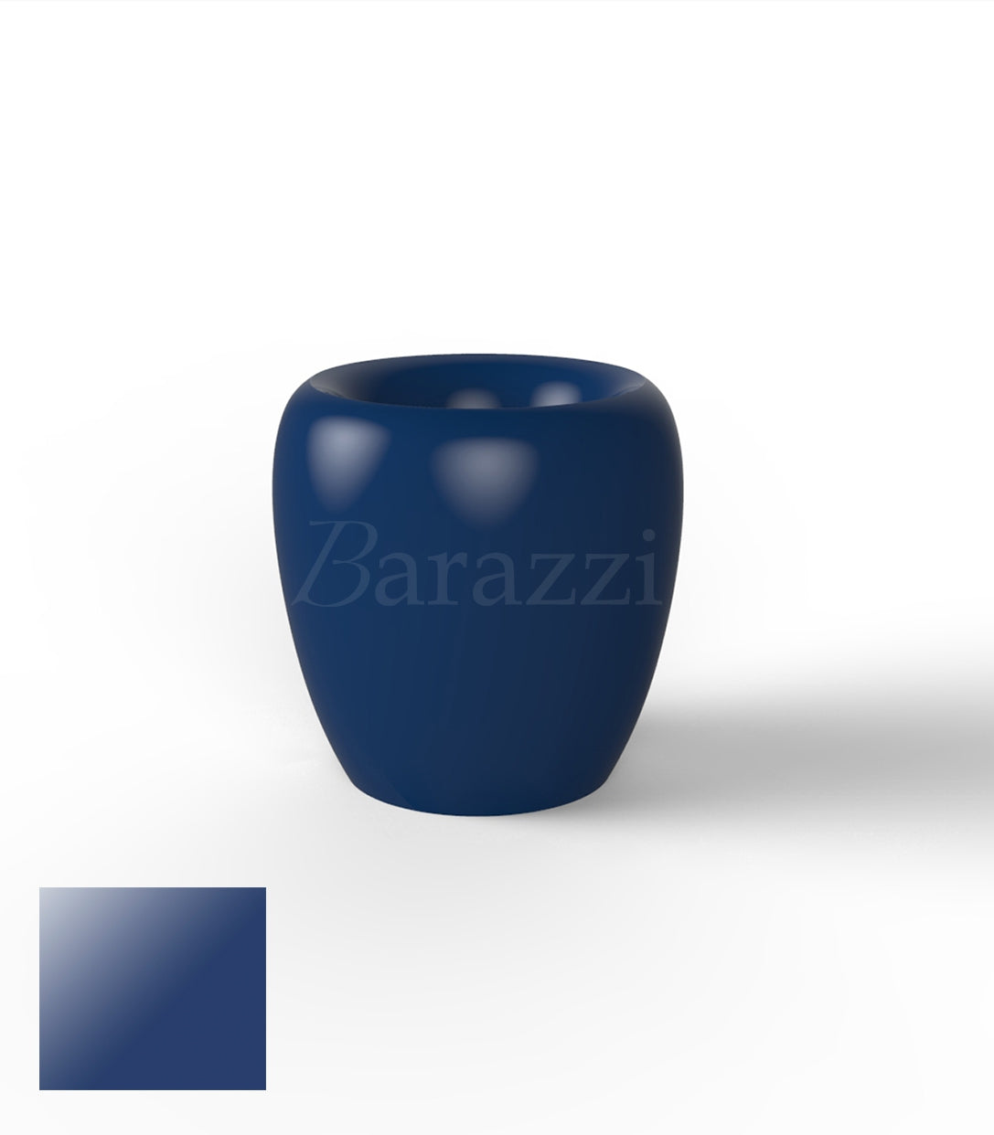 BLOW Pots 60 Navy Lacquered Polyethylene Vondom