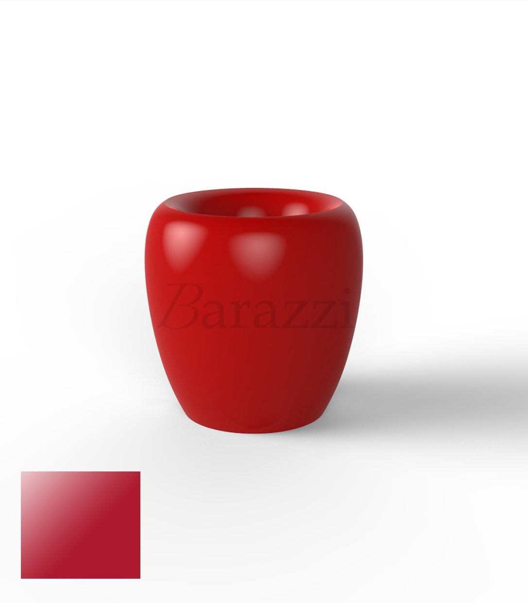 BLOW Pots 60 Red Lacquered Polyethylene Vondom