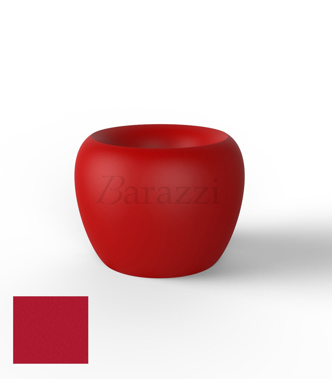 BLOW Pots 75 Rouge Polyethylene Mat Vondom