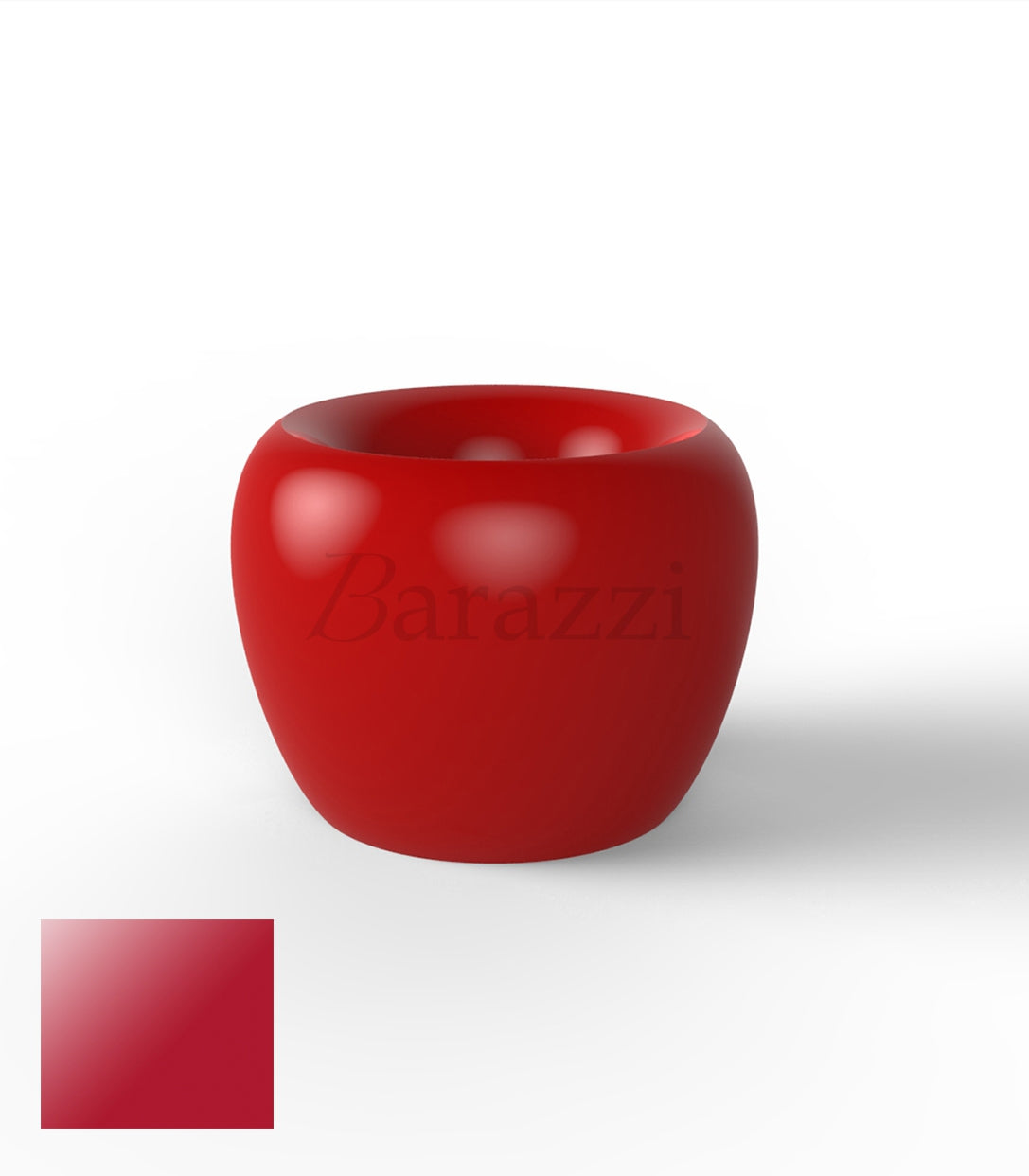 BLOW Pots 75 Rouge Polyethylene Laque Vondom