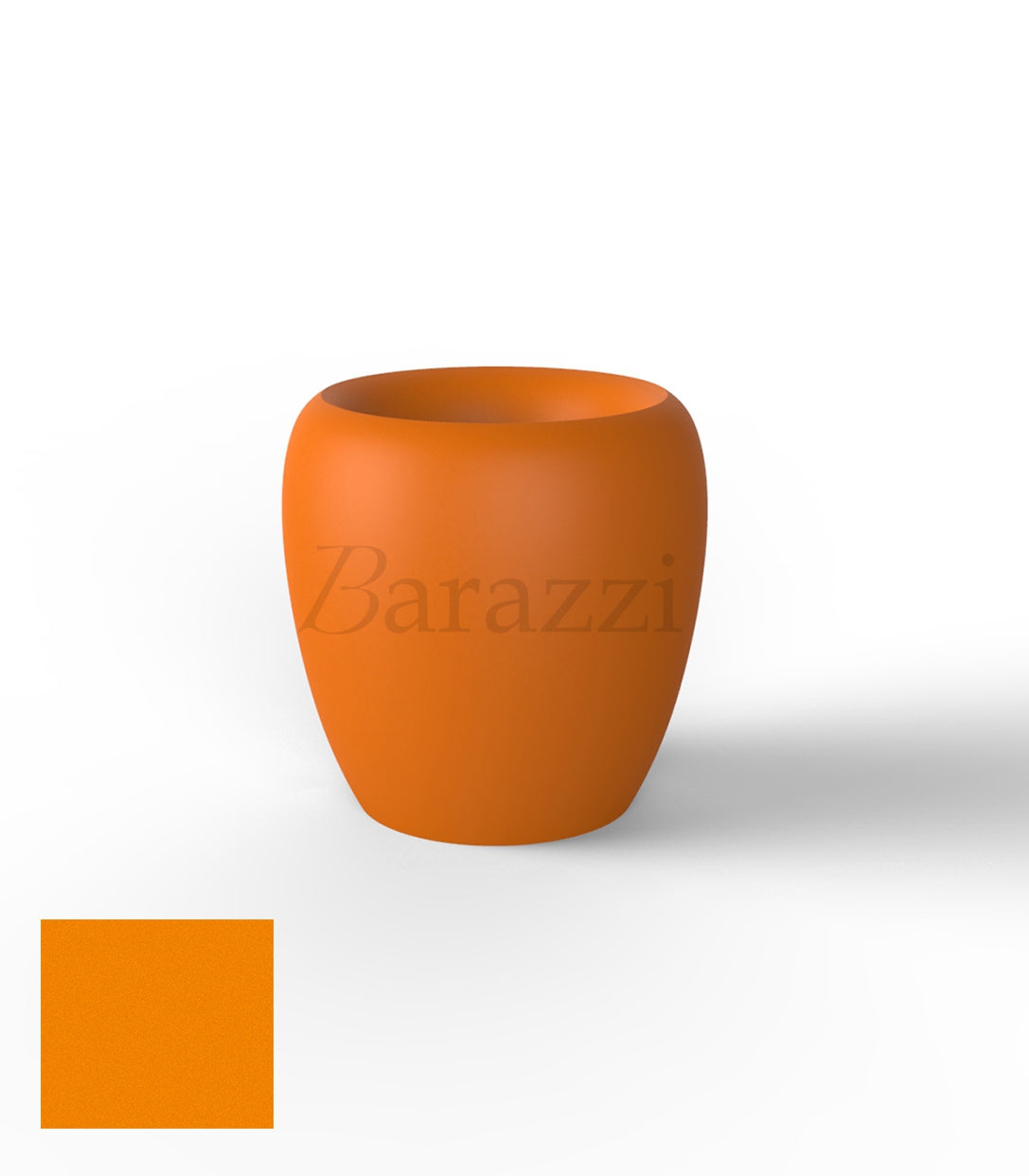 BLOW Pots 80 Orange Polyethylene Mat Vondom
