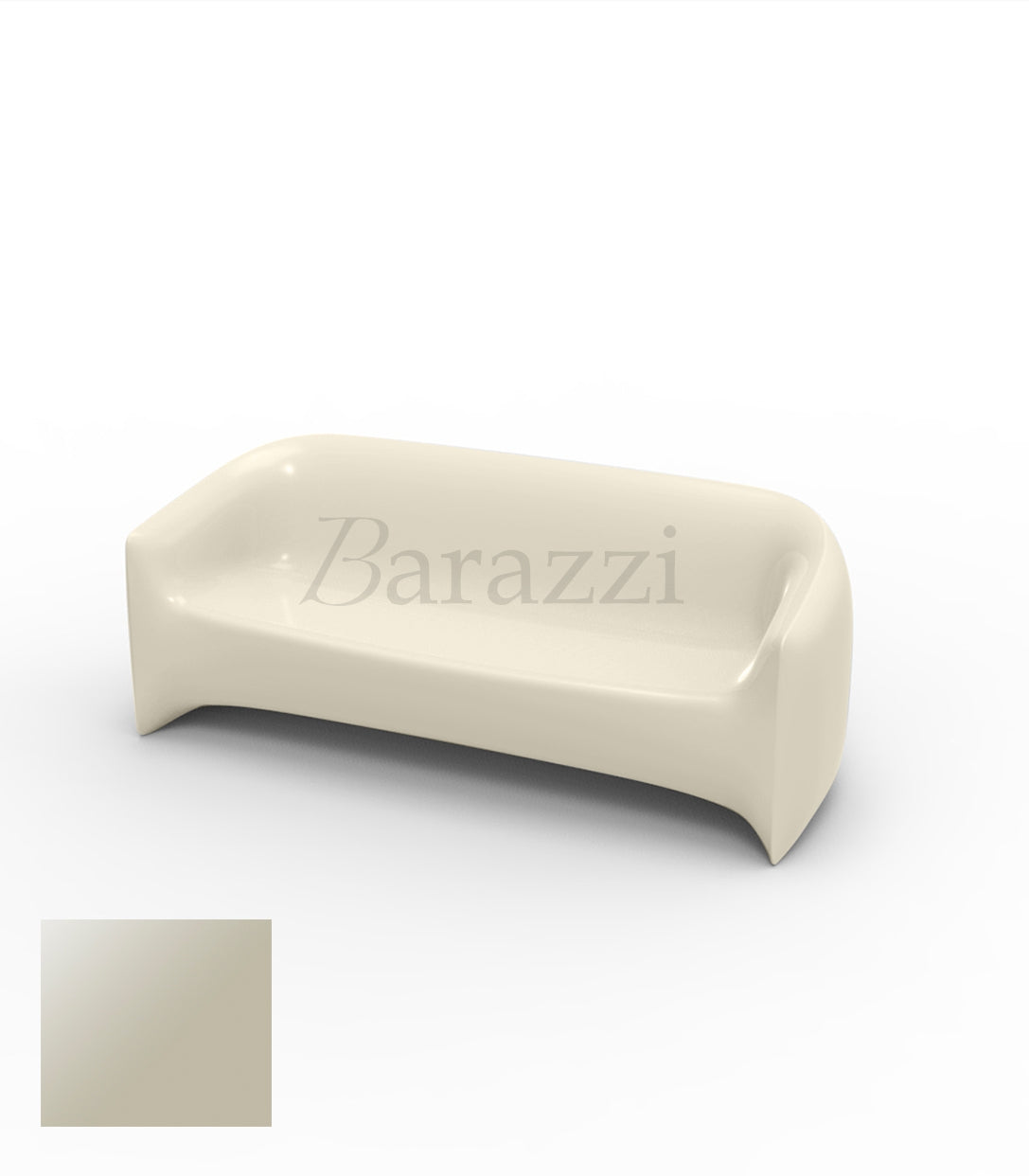 BLOW Sofa Ecru Polyethylene Laque Vondom