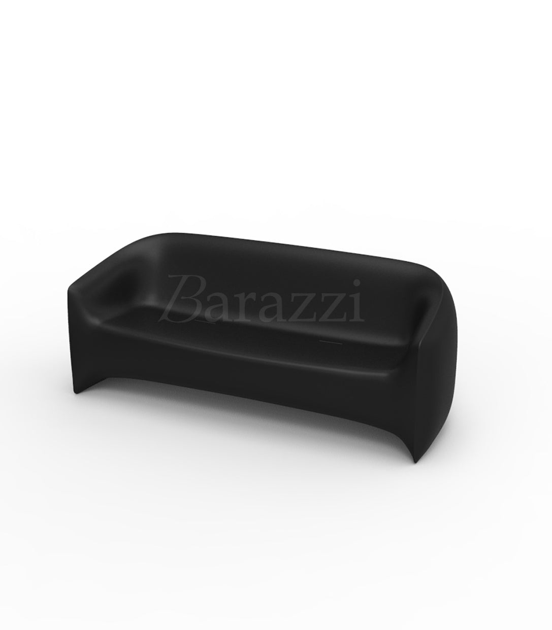 BLOW Sofa Noir Polyethylene Mat Vondom