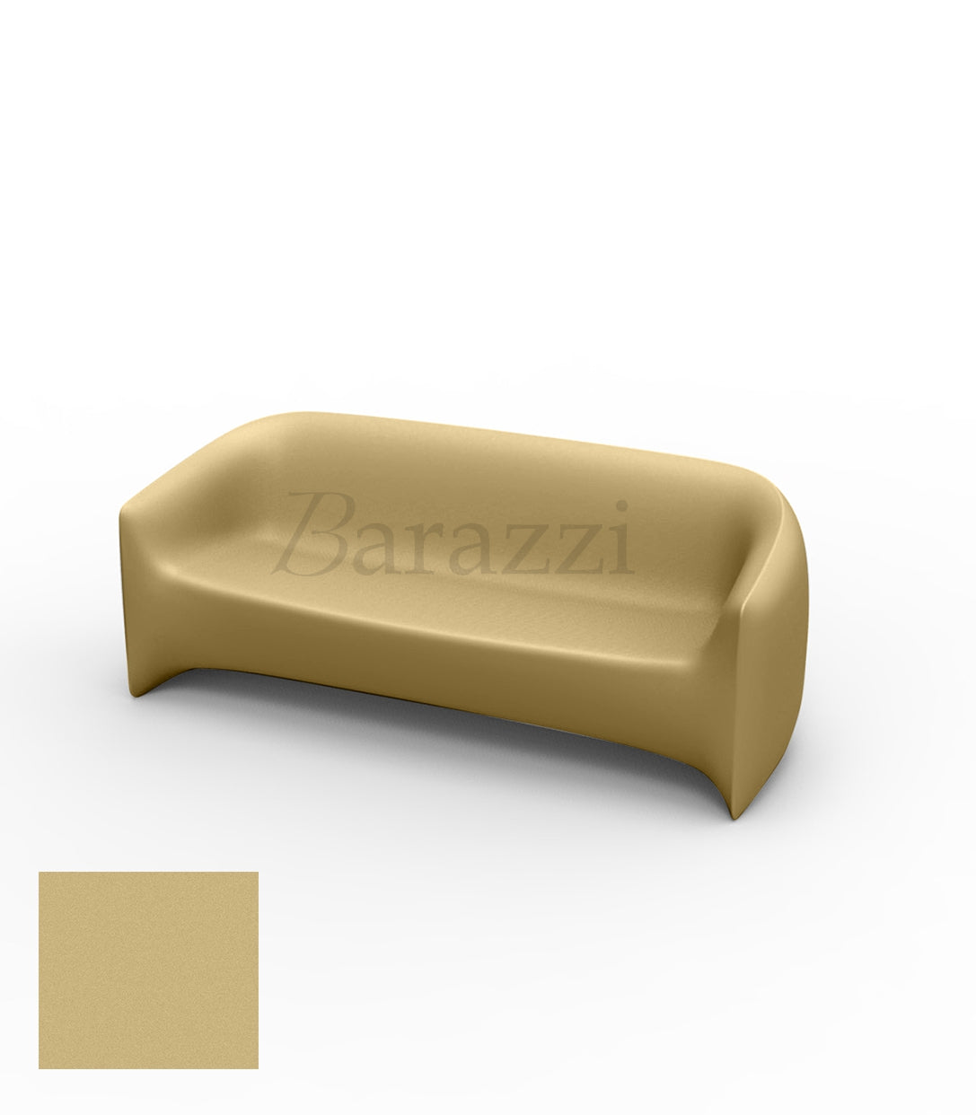 BLOW Sofa Beige Polyethylene Mat Vondom