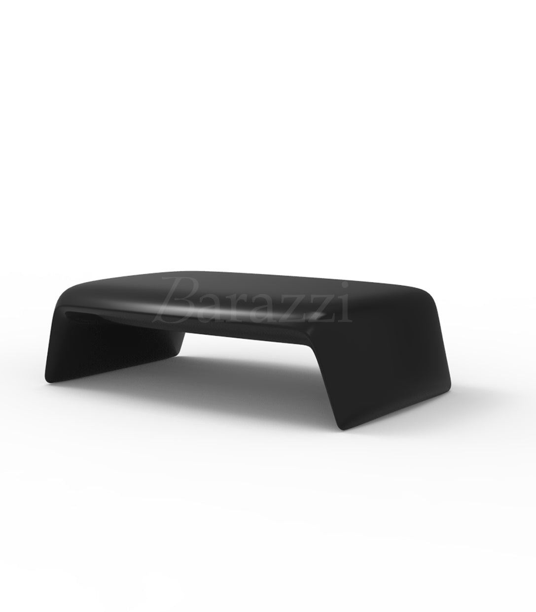 BLOW Coffee Table Black Matt Polyethylene Vondom