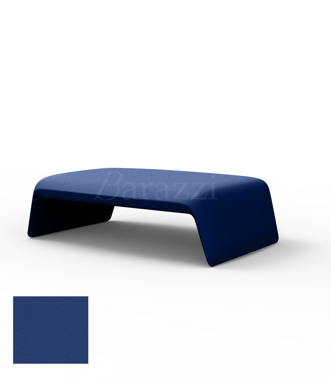 BLOW Coffee Table Navy Matt Polyethylene Vondom