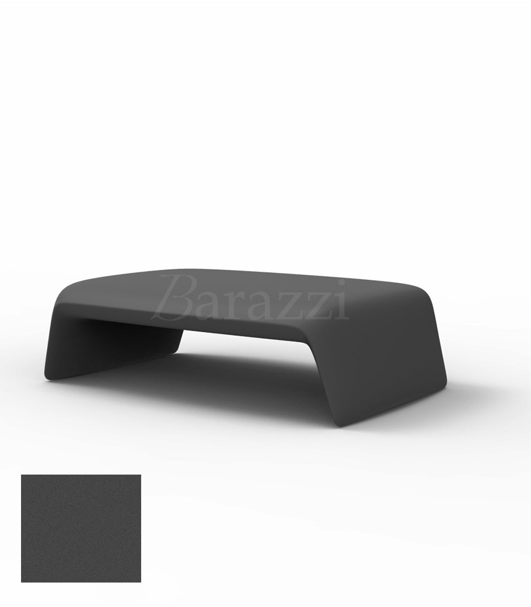BLOW Coffee Table Anthracite Matt Polyethylene Vondom