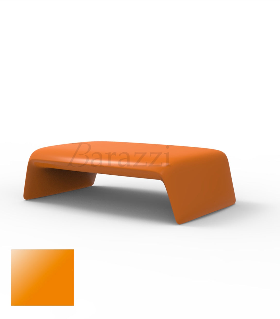 BLOW Table Basse Orange Polyethylene Laque Vondom