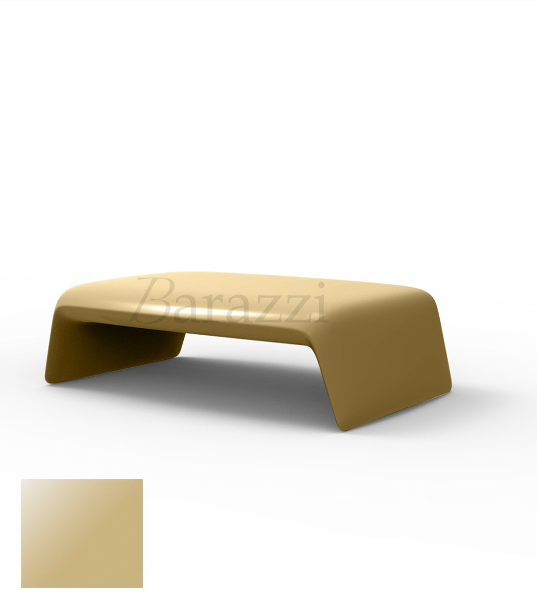 BLOW Table Basse Beige Polyethylene Laque Vondom