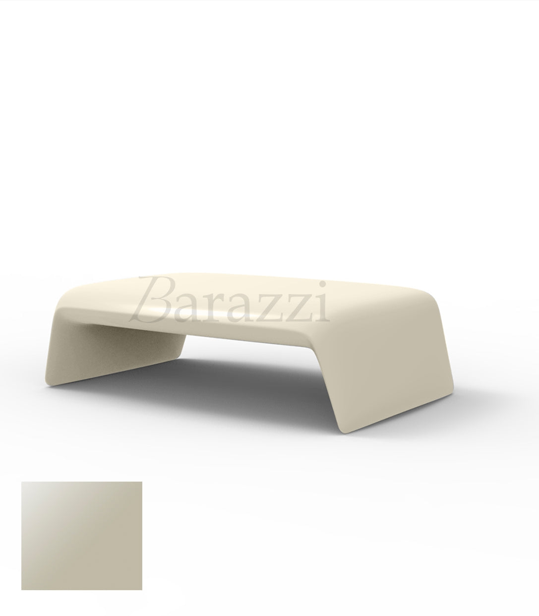 BLOW Table Basse Ecru Polyethylene Laque Vondom