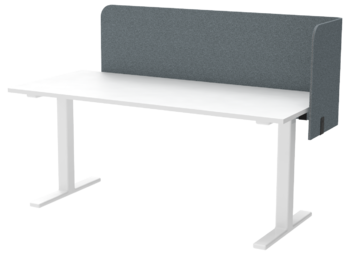ACOUSTIC TRIPL WRAP DESK - Acoustic Private Workspace Partition