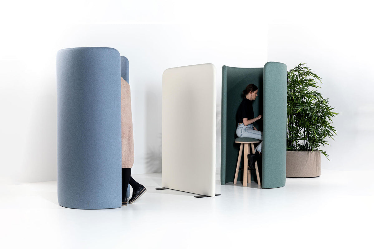 ACOUSTIC HUG - Acoustic Cabinets Cylindrical Shape Office