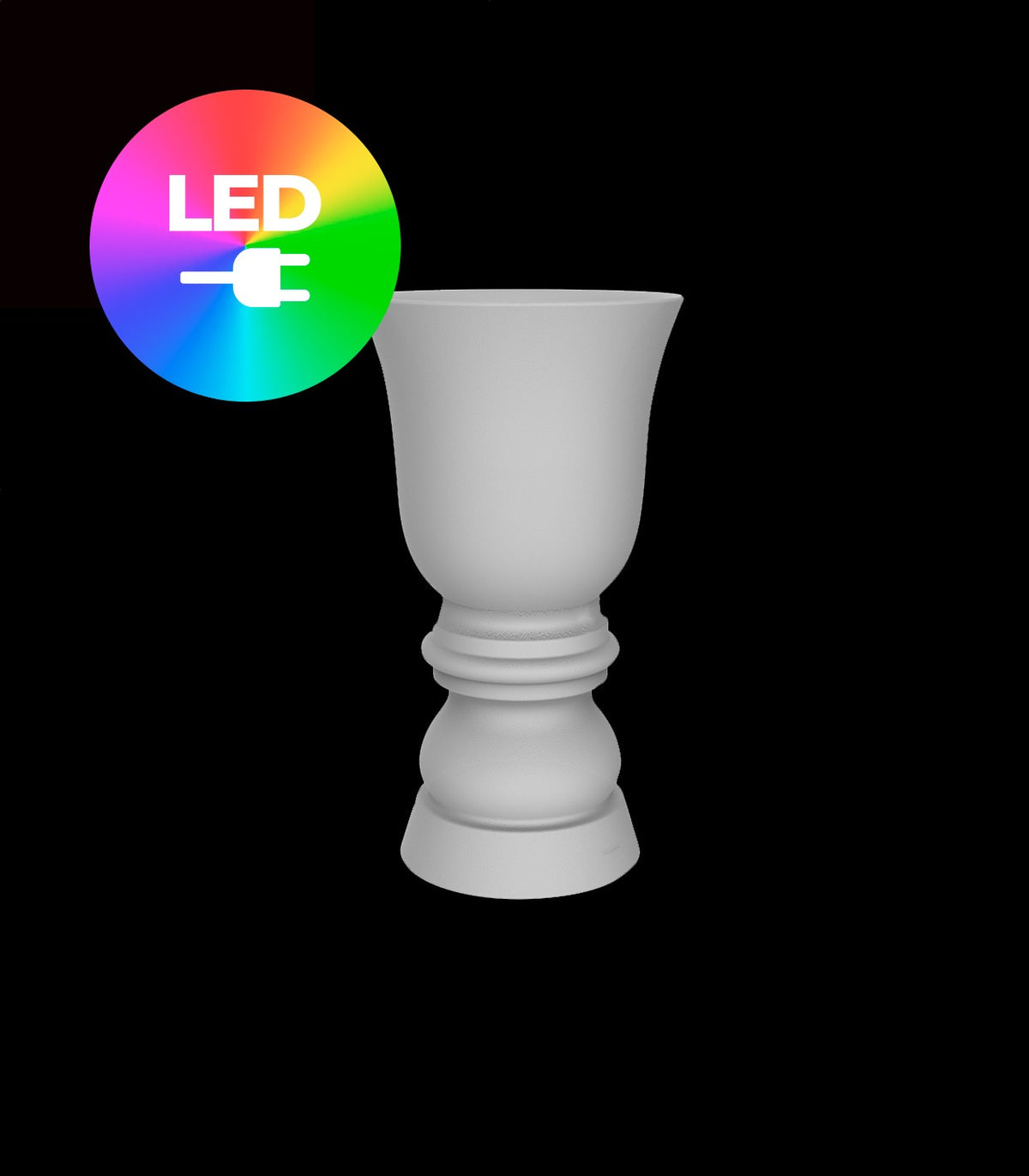Pot de Fleur Lumineux Multicolore