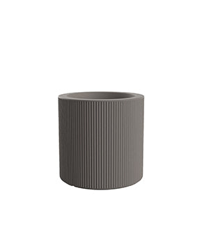 GATSBY CYLINDRICAL POT 60 cm - Grooved Pot Cover Large Size
