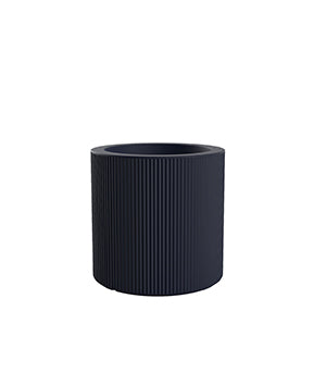 GATSBY CYLINDRICAL POT 60 cm - Grooved Pot Cover Large Size