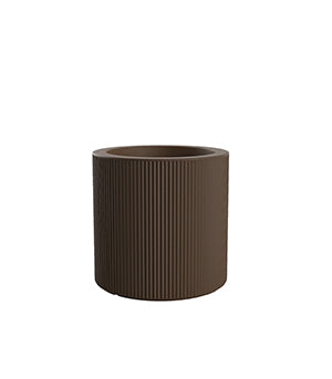 GATSBY CYLINDRICAL POT 60 cm - Grooved Pot Cover Large Size