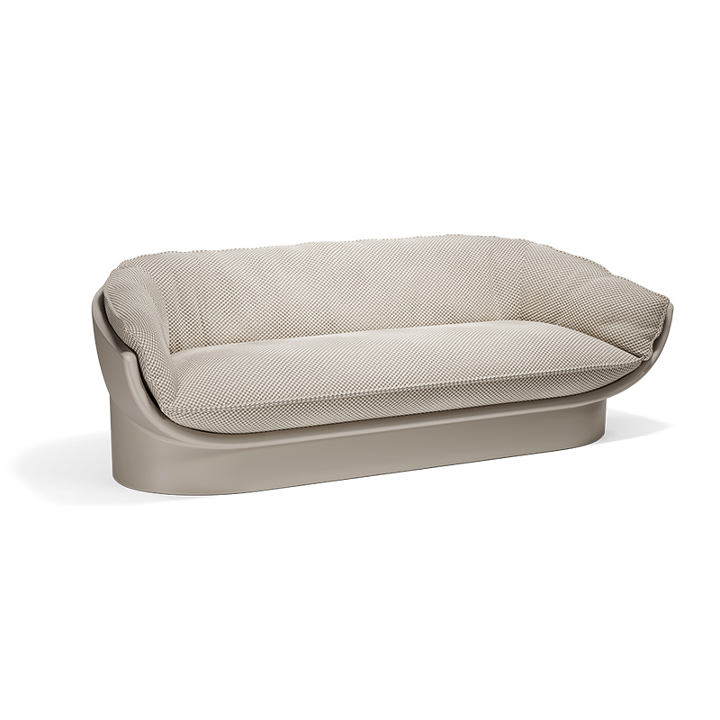 Luna Vondom 3-Seater Indoor Outdoor Sofa in Beige