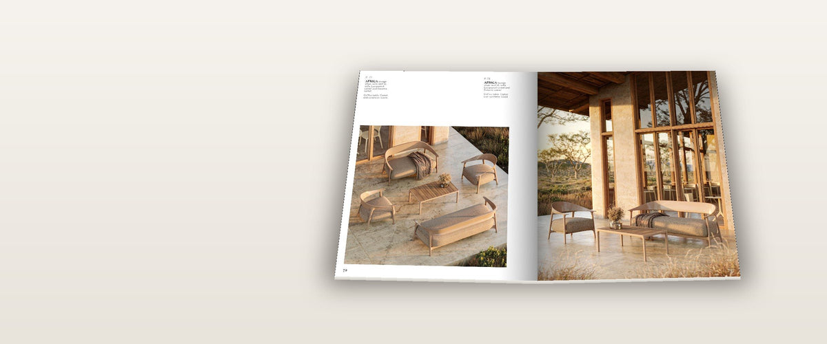 Catalogue Vondom ouvert sur la collection Africa