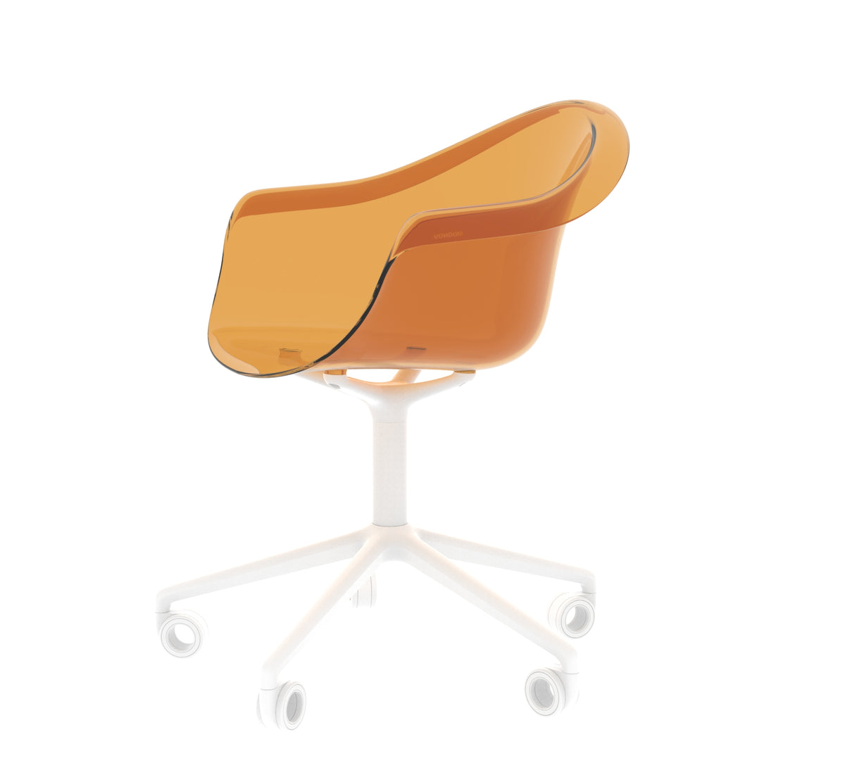 INCASSO SWIVEL ARMCHAIR WITH CASTER - Design Swivel Chair