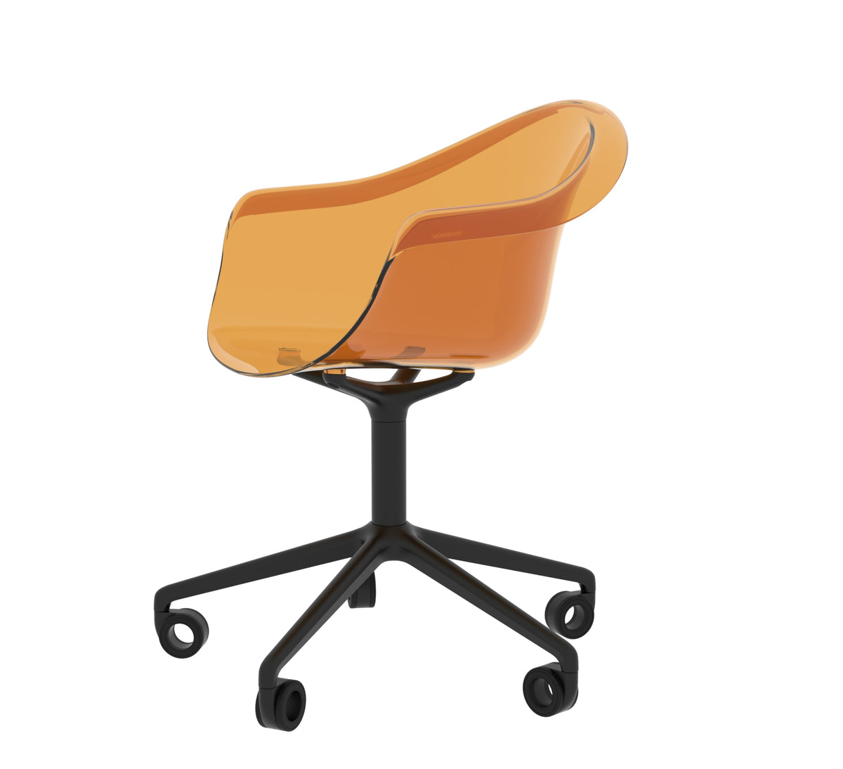 INCASSO SWIVEL ARMCHAIR WITH CASTER - Design Swivel Chair
