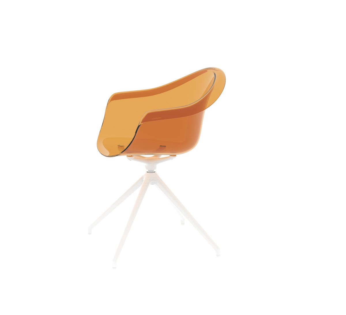 INCASSO SWIVEL ARMCHAIR - Swivel Chair Incurved Seat