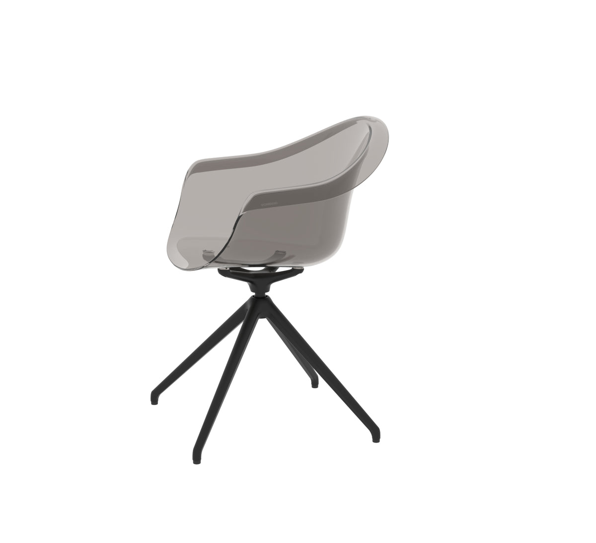 INCASSO SWIVEL ARMCHAIR - Swivel Chair Incurved Seat