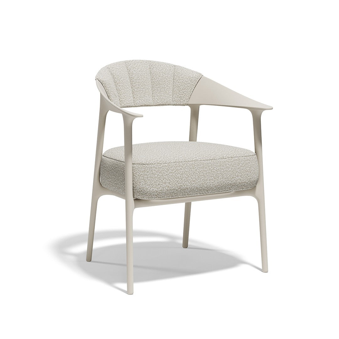 chaise rembourée intérieur exterieur africa vondom avec dossier rembourré écru 65093